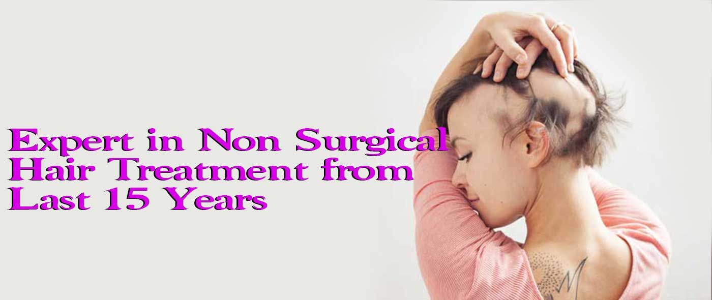 non surgical hair treatment banner